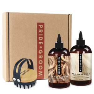 Non-Shedding Bath Brush Grooming Kit (Order Code: GOLDENPAWPUPPIES)